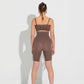 Alturra Highwaist Shaping shorts - Chocolate