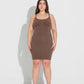 Second Skin Slip Dress - Tan