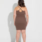 Second Skin Slip Dress - Tan