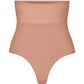 Second Skin High waist thong - Tan