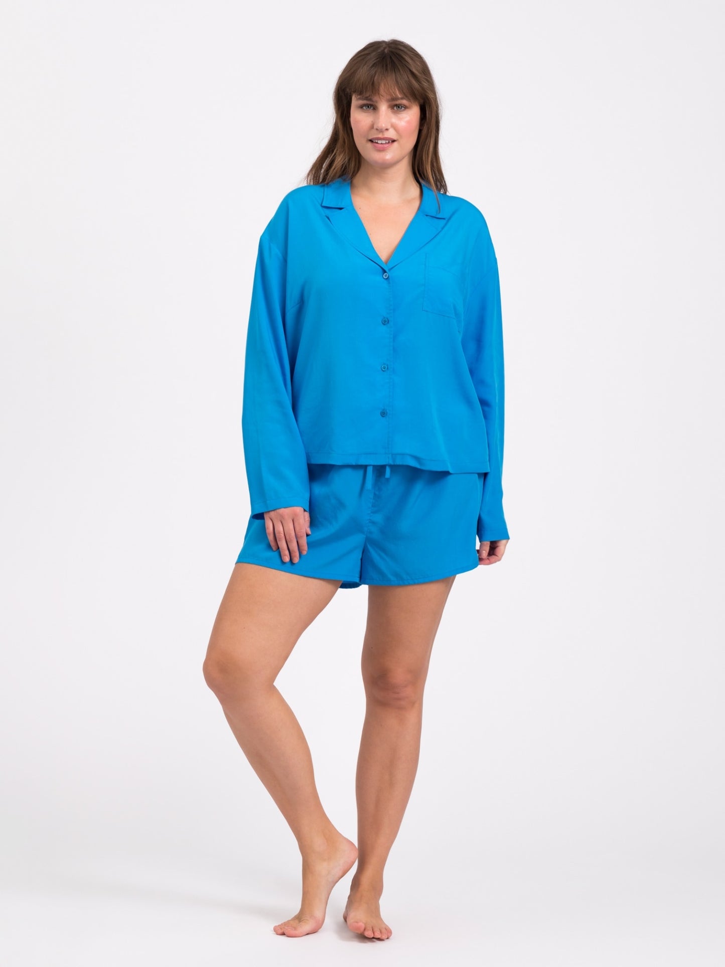 Snuggle pyjamas shorts - Bright Blue